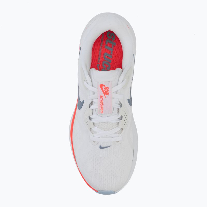 Кросівки для бігу жіночі Nike Structure 26 white/hot lava/hydrogen blue/ashen slate 5