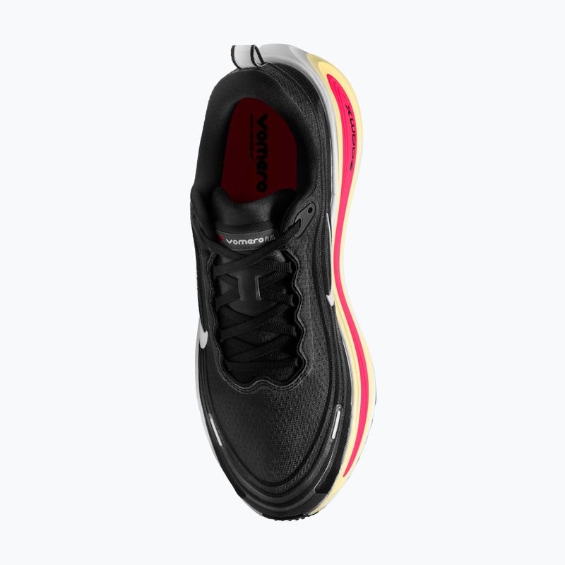 Чоловічі бігові кросівки Nike Vomero Plus black/bright crimson/sail/white 6