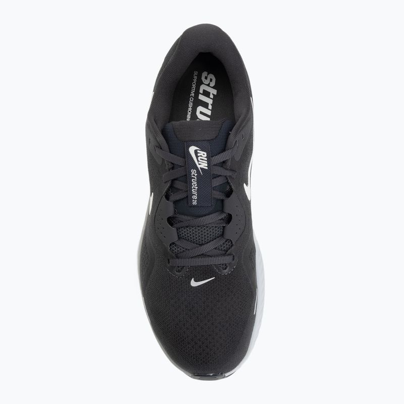 Чоловічі бігові кросівки Nike Structure 26 anthracite/light smoke grey/sail 5