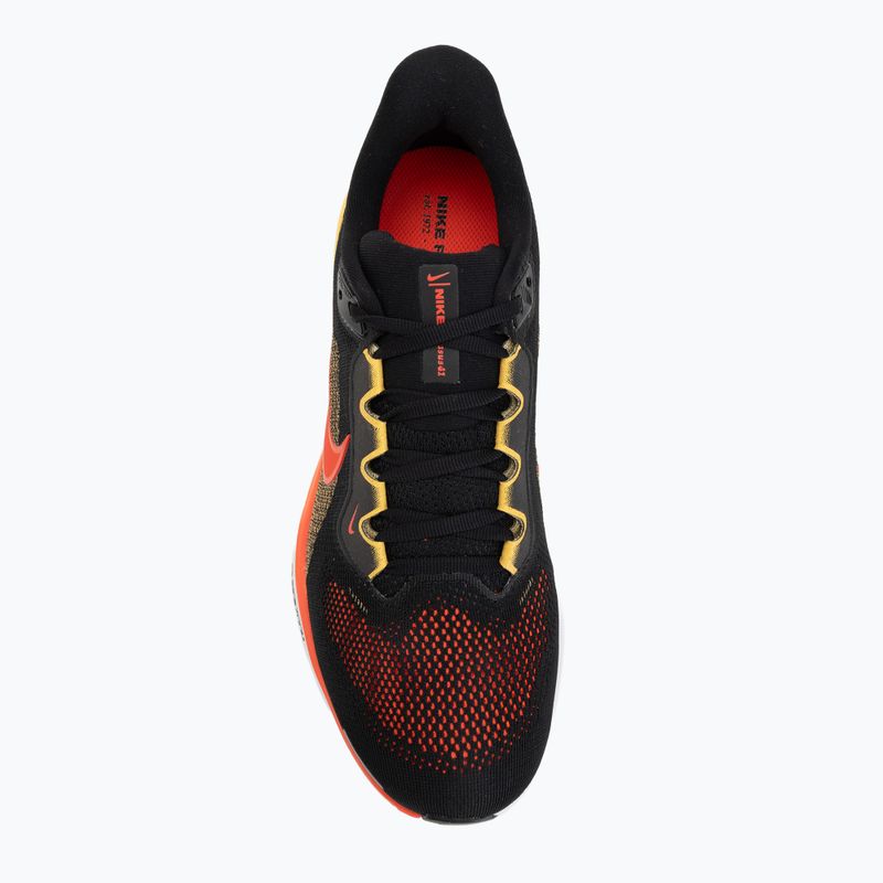 Чоловічі бігові кросівки Nike Pegasus 41 black/topaz gold/bright crimson 5