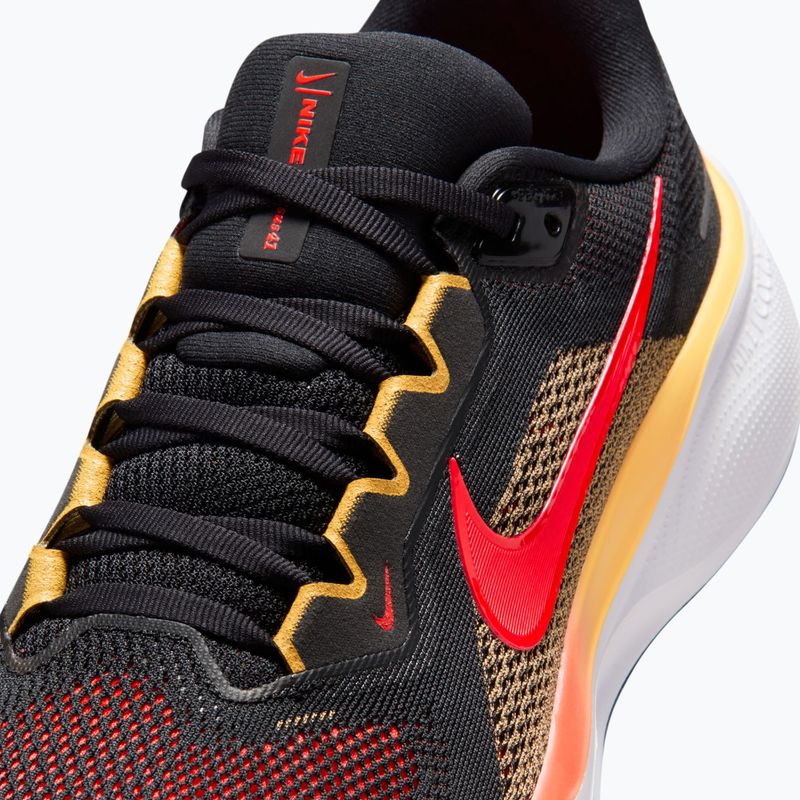 Кросівки для бігу чоловічі Nike Pegasus 41 black/topaz gold/bright crimson 9