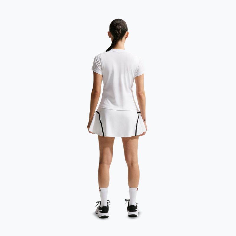 Спідниця тенісна Nike Court Advantage Dri-Fit High Waisted white/black 3