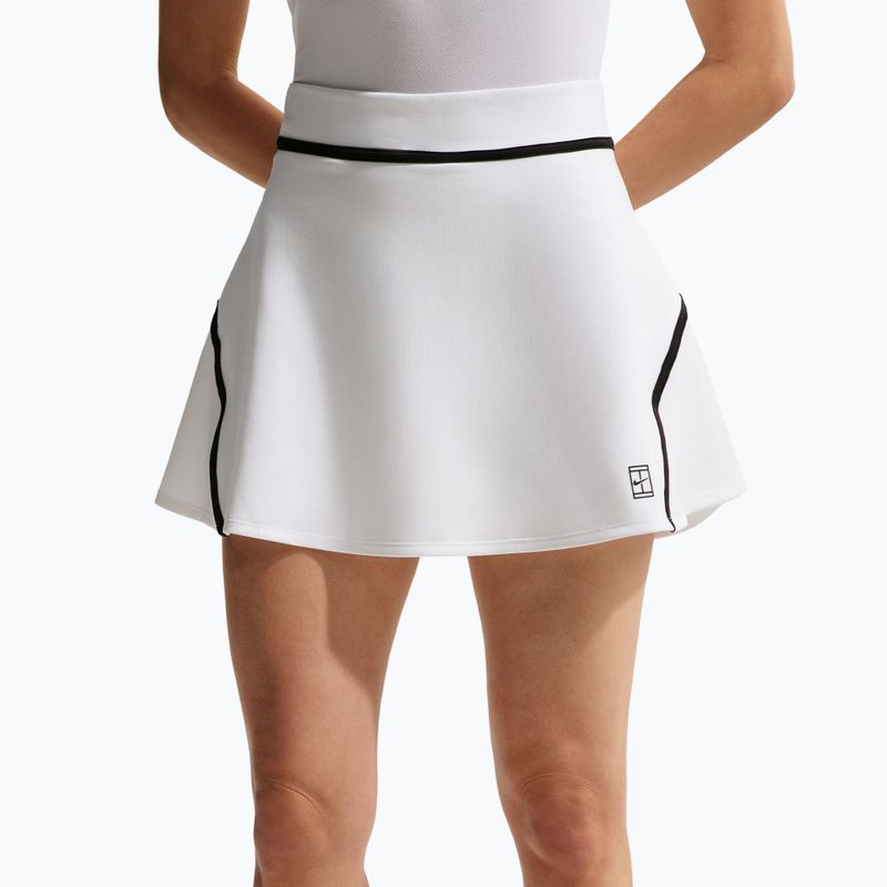 Спідниця тенісна Nike Court Advantage Dri-Fit High Waisted white/black 5