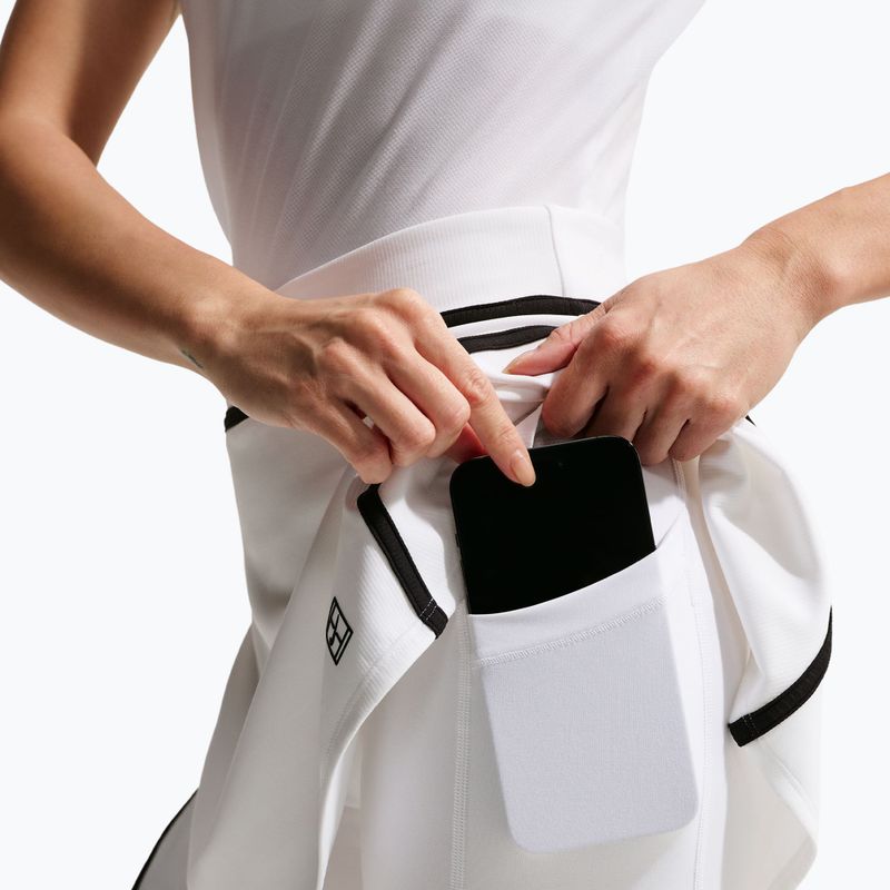 Спідниця тенісна Nike Court Advantage Dri-Fit High Waisted white/black 7