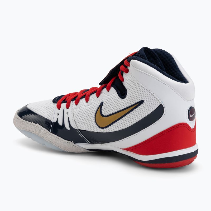 Кросівки боксерські Nike Freek SE white/metallic gold/college navy 3