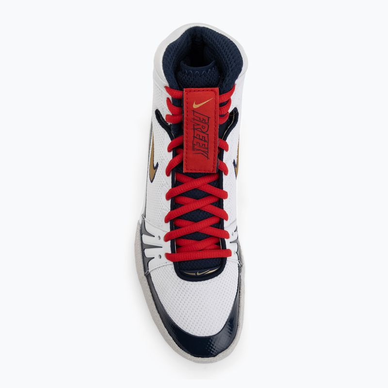 Кросівки боксерські Nike Freek SE white/metallic gold/college navy 5