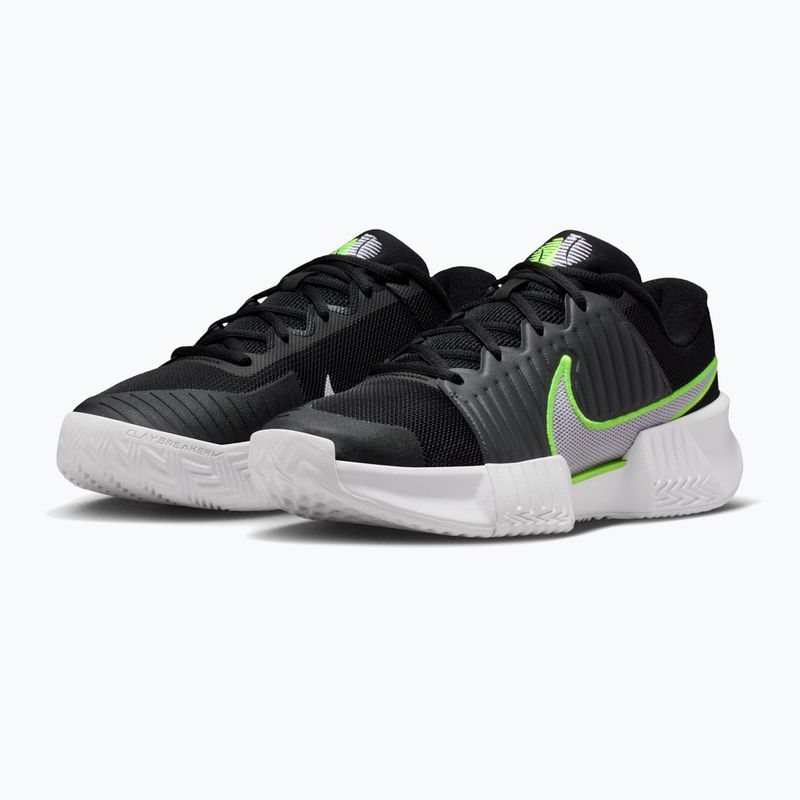 Жіноче тенісне взуття Nike GP Challenge Pro black/anthracite/volt/white 3
