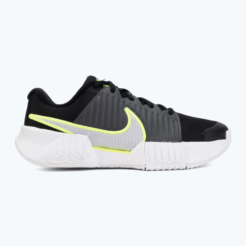 Жіноче тенісне взуття Nike GP Challenge Pro black/anthracite/volt/white 2