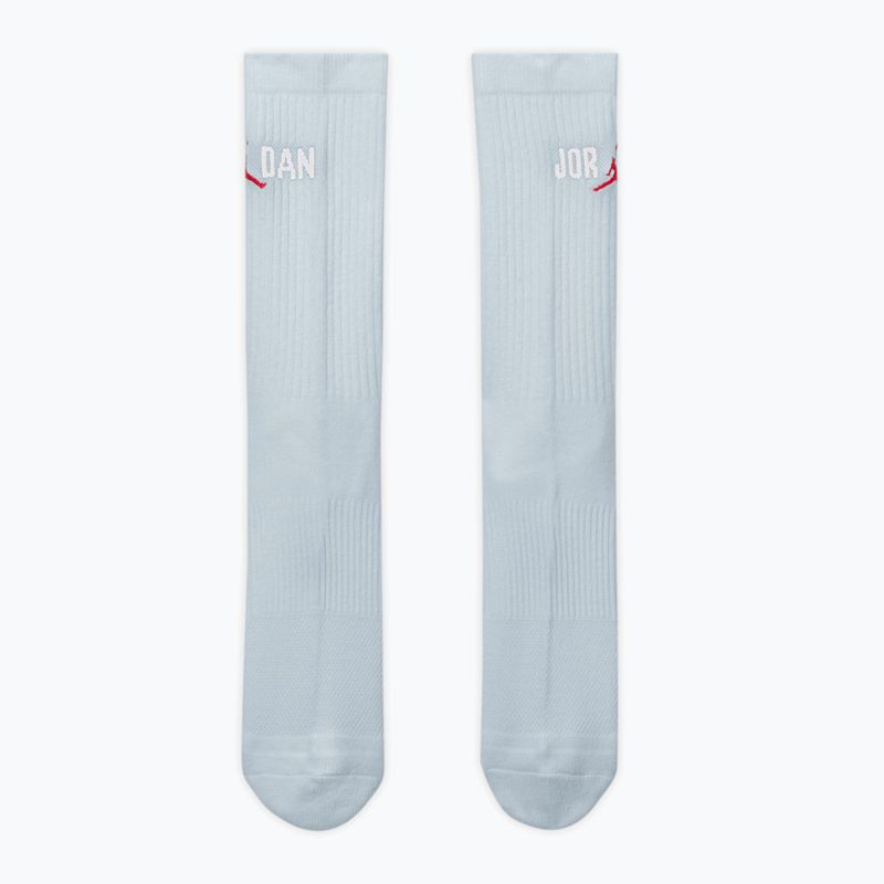 Skarpety Nike Jordan Everyday Crew 1 para aura/white/university red 2