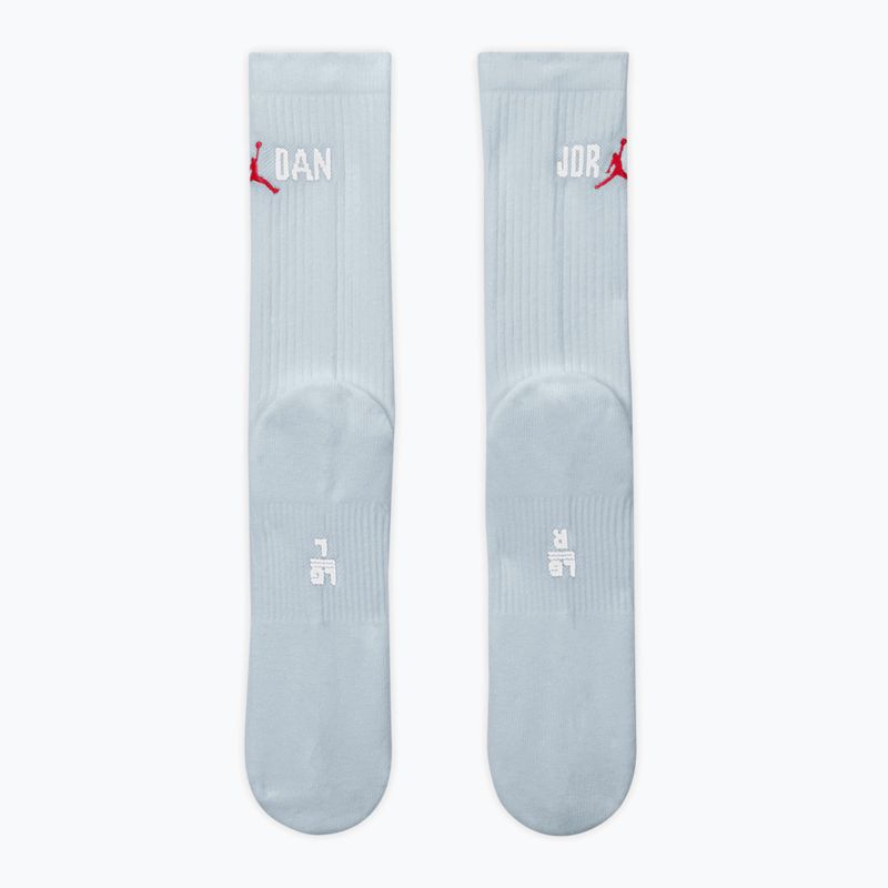 Шкарпетки Jordan Everyday Crew 1 пара aura/white/university red 3