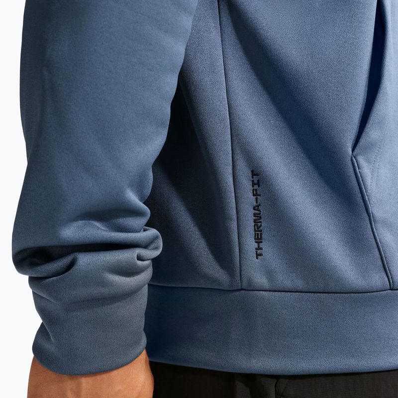 Чоловіча тренувальна кофта  Nike Therma Fit Full-Zip diffused blue/diffused blue/black 5