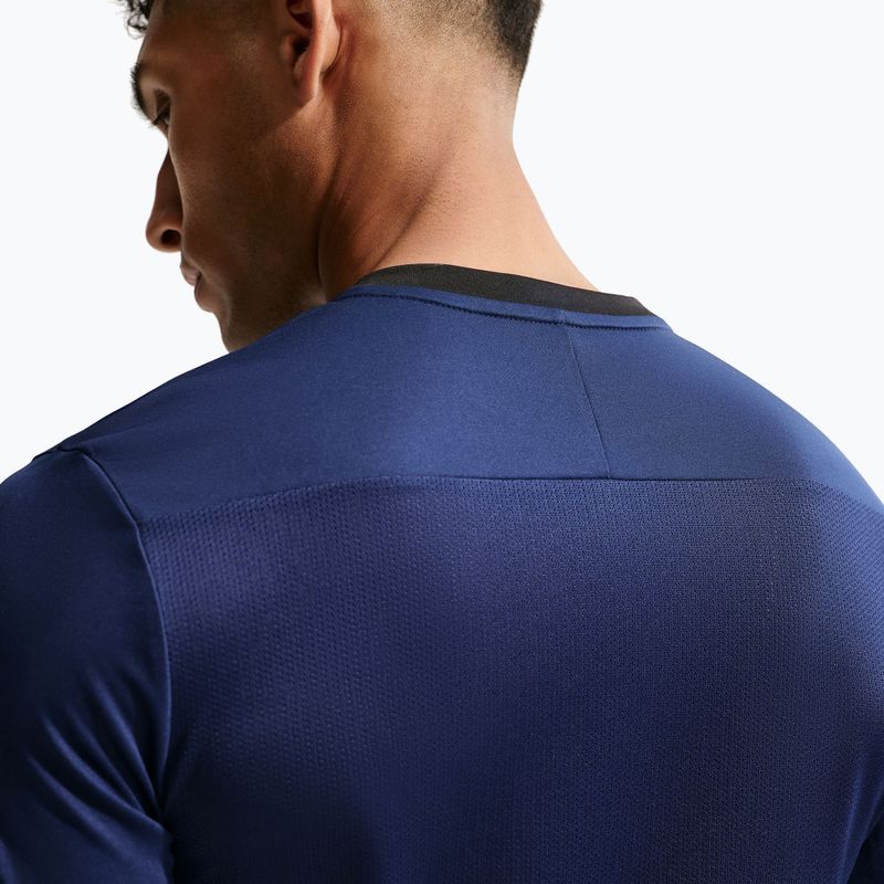 Футболка футбольна чоловіча Nike Academy Dri-Fit blue void/black/white/pinksicle 5