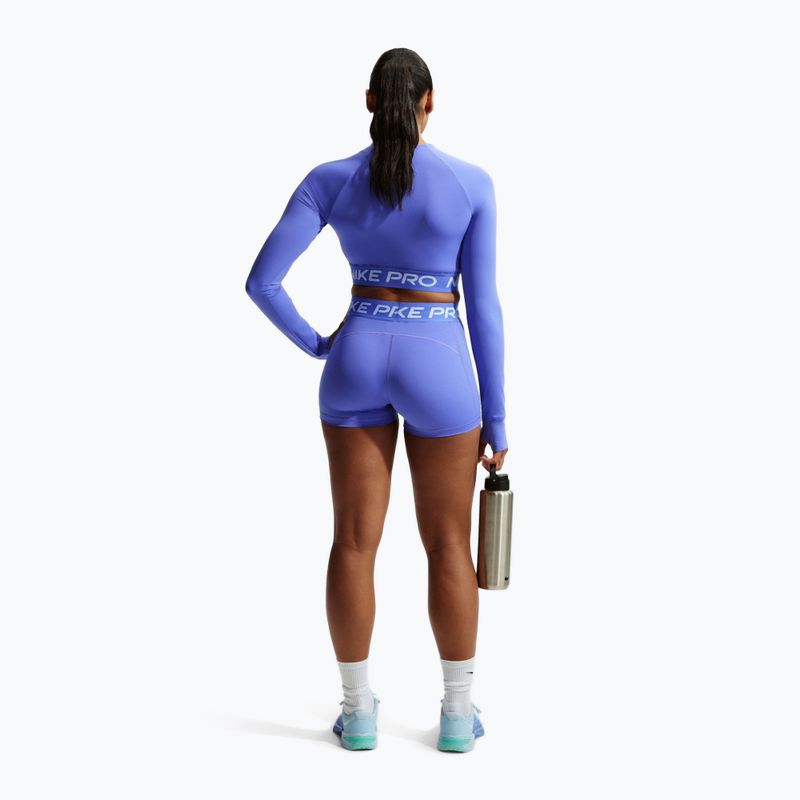 Жіночі шорти Nike Pro Mid-Rise Biker 3" sapphire/white 3