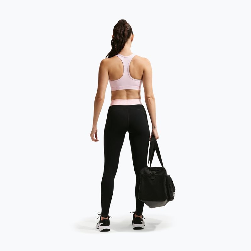 Легінси жіночі Nike Pro Mid-Rise Full black/pink foam/white 3