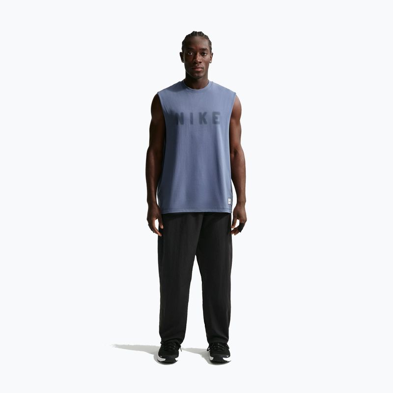 Футболка для тренувань чоловіча Nike Athletic Club Dri-Fit diffused blue/diffused blue 2