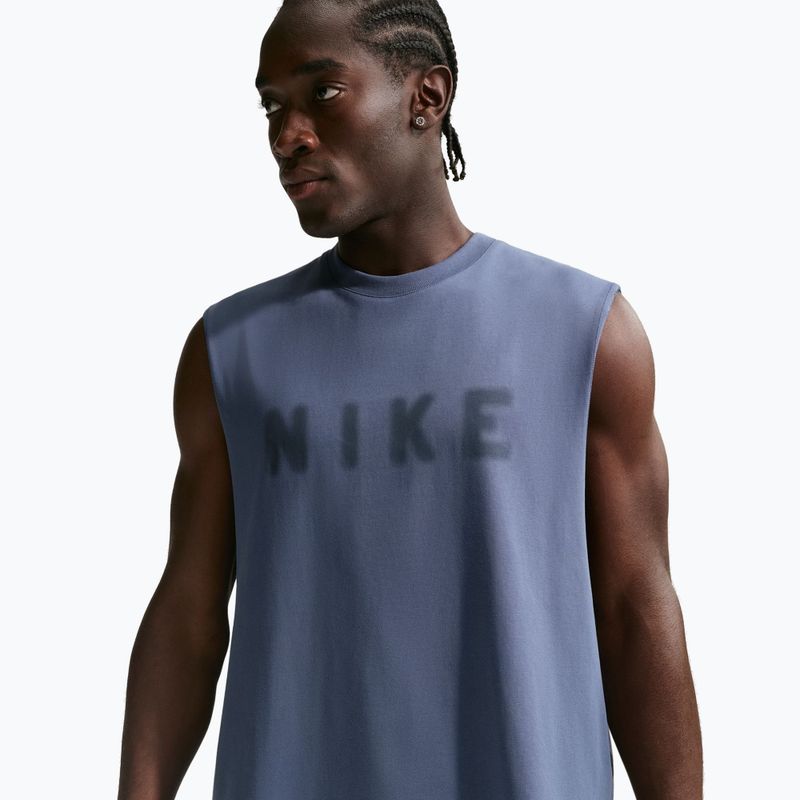 Футболка для тренувань чоловіча Nike Athletic Club Dri-Fit diffused blue/diffused blue 4