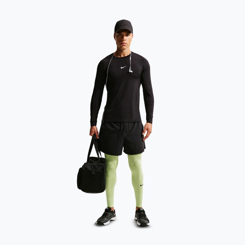 Чоловічі тренувальні легінси Nike Pro Dri-Fit Tight Fitness light liquid lime/black 2