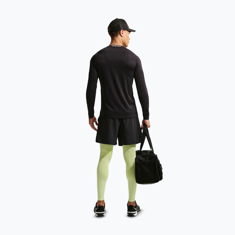 Чоловічі тренувальні легінси Nike Pro Dri-Fit Tight Fitness light liquid lime/black 3