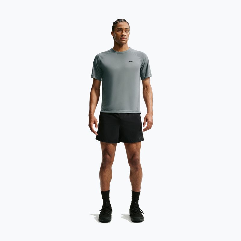 Футболка для тренувань чоловіча Nike Flex smoke grey/black 2