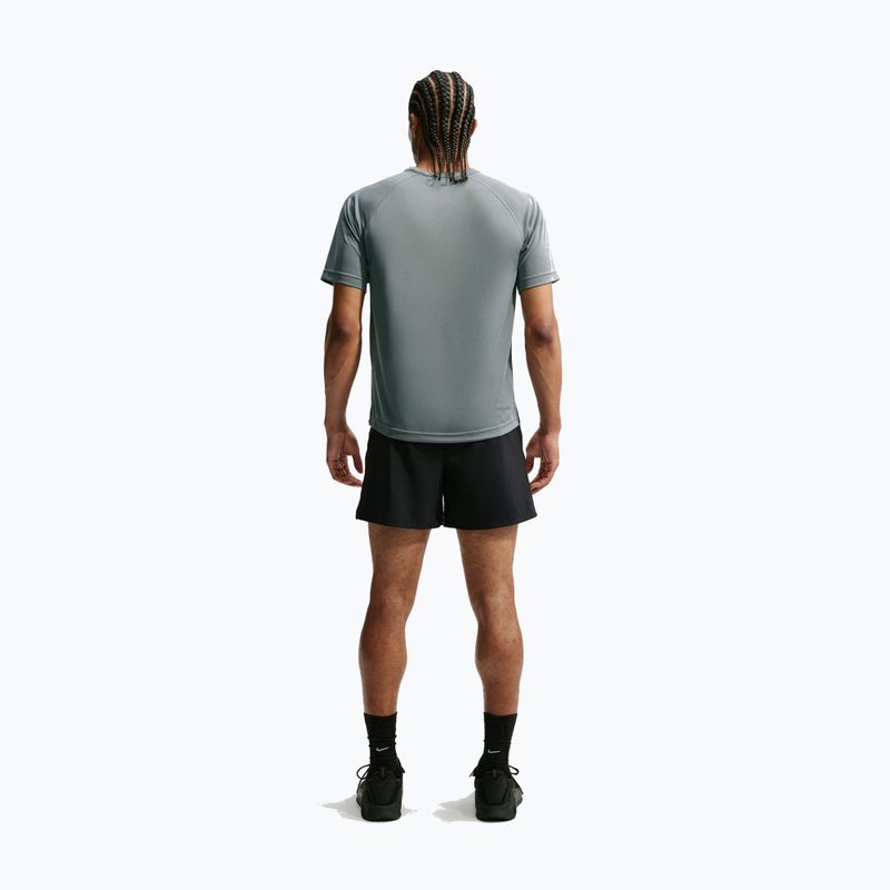 Футболка для тренувань чоловіча Nike Flex smoke grey/black 3