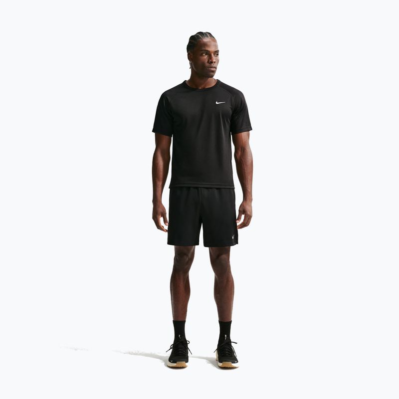 Футболка для тренувань чоловіча Nike Flex black/white 2