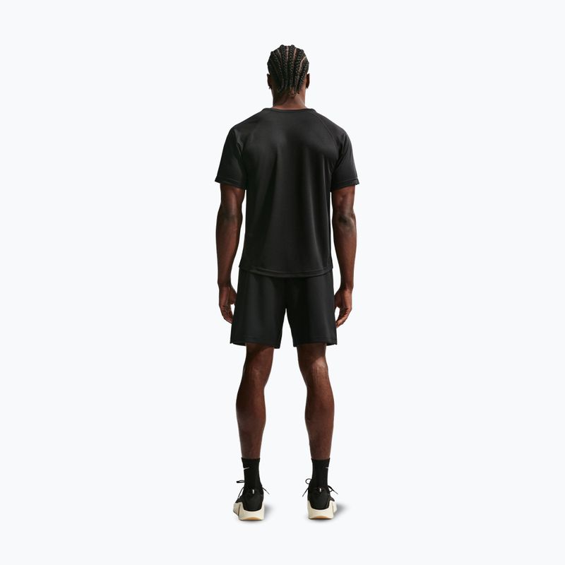 Футболка для тренувань чоловіча Nike Flex black/white 3