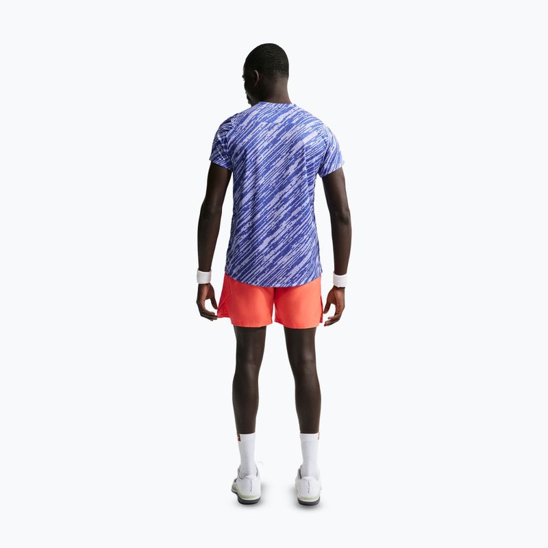 Шорти тенісні чоловічі Nike Court Dri-Fit Victory 7" turf orange/white 4