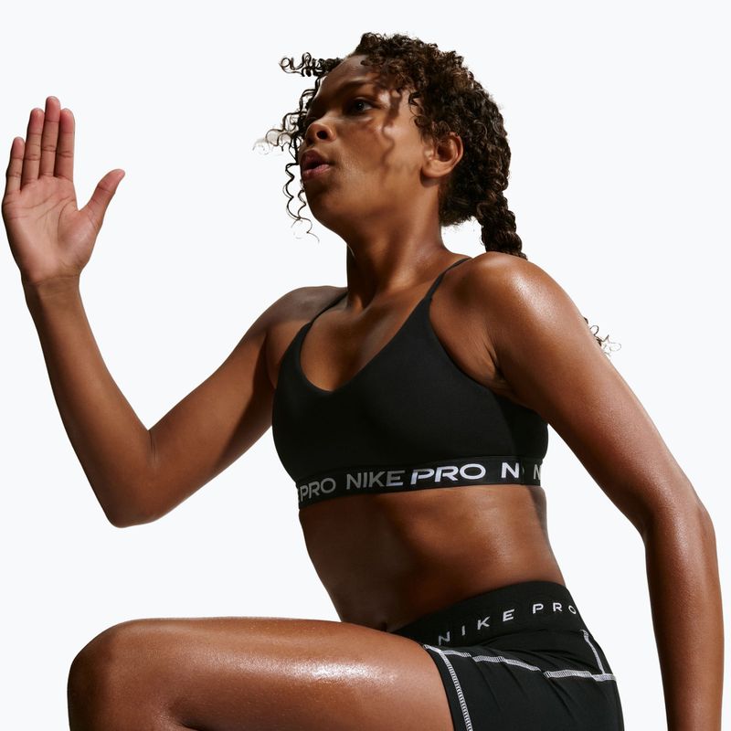 Дитячий бюстгальтер Nike Pro Indy чорний 6