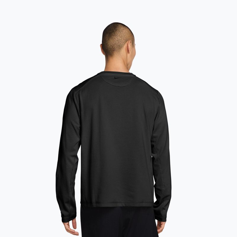 Лонгслів  чоловічий Nike Primary Athletic Club Dri-Fit black/dark smoke grey 2