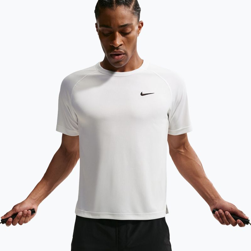 Футболка для тренувань чоловіча Nike Flex white/black 4