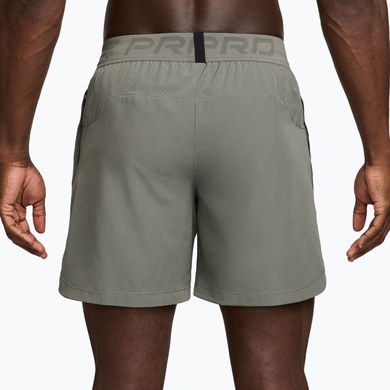 Шорти чоловічі Nike Pro Training Dri-Fit 6" light army/light liquid lime 6