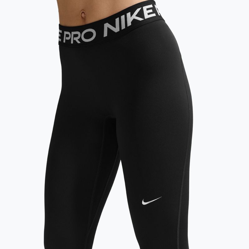 Легінси жіночі Nike Pro Mid-Rise Full black/white 5