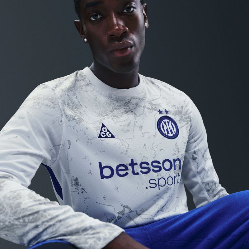 Лонгслів футбольний чоловічий Nike Inter Milan Stadium SE white/white/hyper blue 8