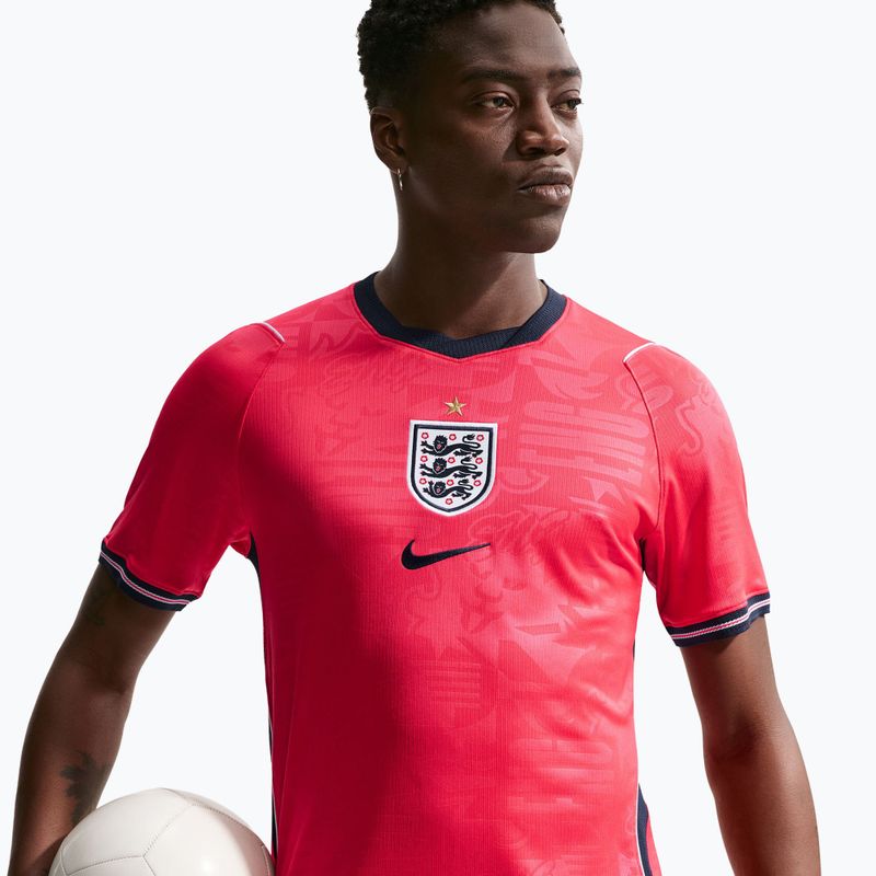 Футболка футбольна чоловіча Nike England 2026 Stadium Away speed red/obsidian/white/obsidian 4