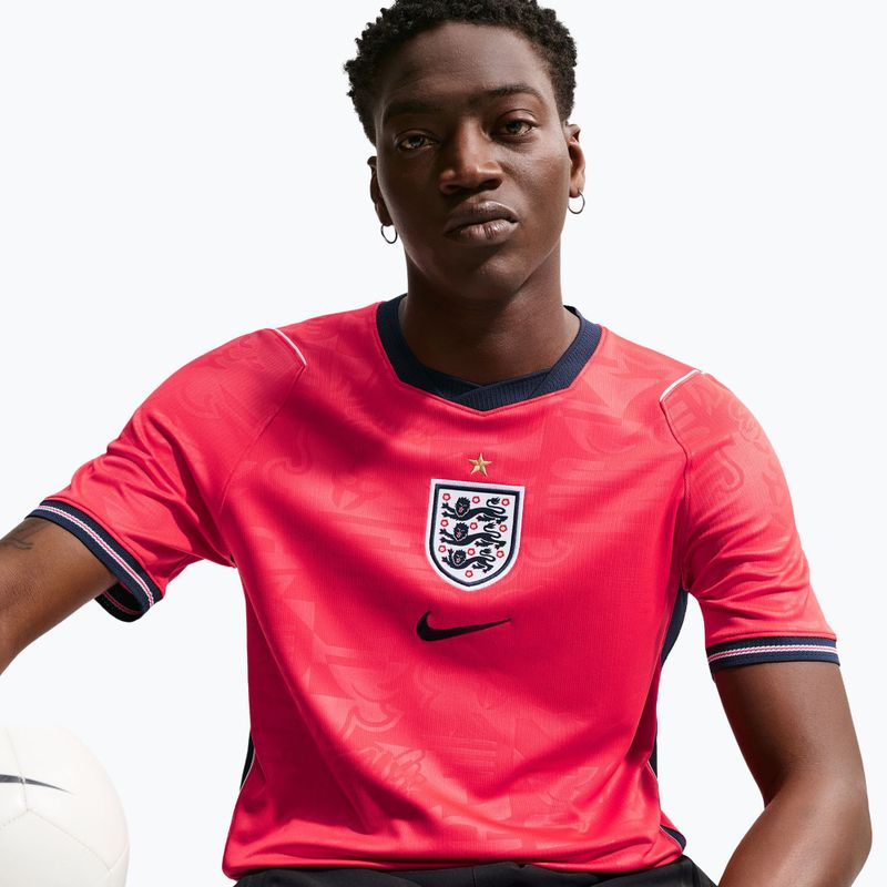 Футболка футбольна чоловіча Nike England 2026 Stadium Away speed red/obsidian/white/obsidian 5