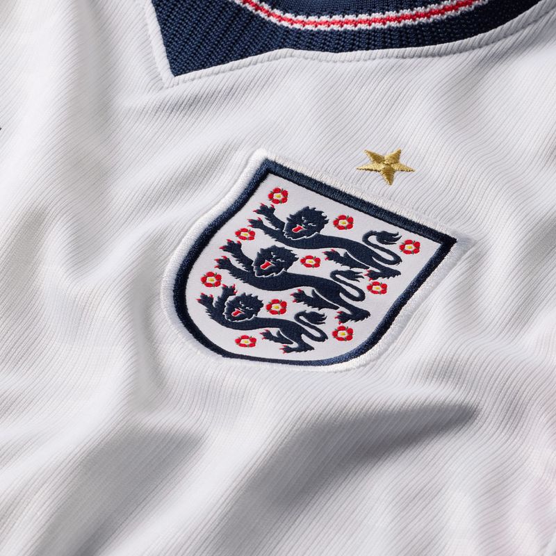Футболка футбольна дитяча Nike England 2026 Stadium Home white/speed red/obsidian/obsidian 3