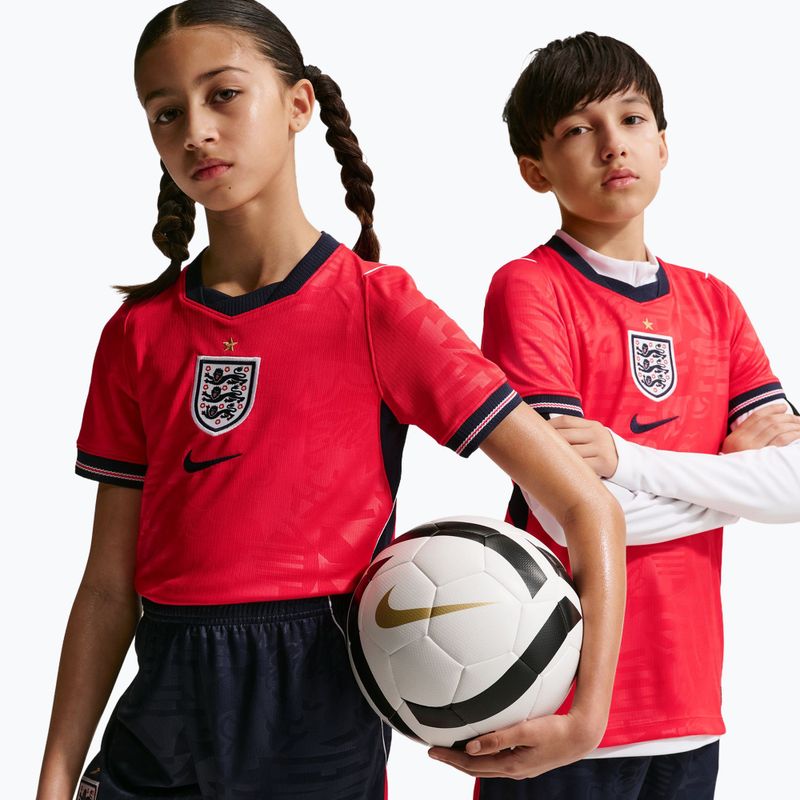 Футболка футбольна дитяча Nike England 2026 Stadium Away speed red/obsidian/white/obsidian 4