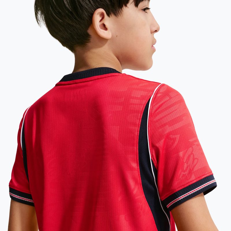 Футболка футбольна дитяча Nike England 2026 Stadium Away speed red/obsidian/white/obsidian 10