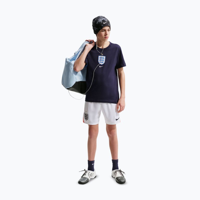 Шорти футбольні дитячі Nike England 2026 Stadium Home white/speed red/obsidian/obsidian 2