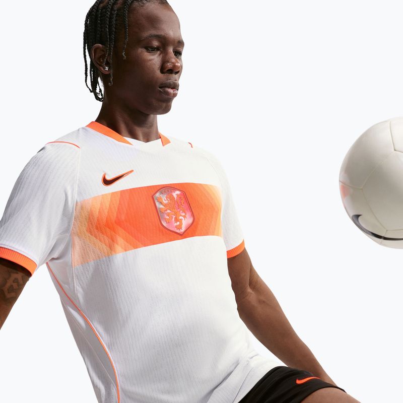 Футболка футбольна чоловіча Nike Netherlands 2026/27 Away Match white/hyper crimson/black 5