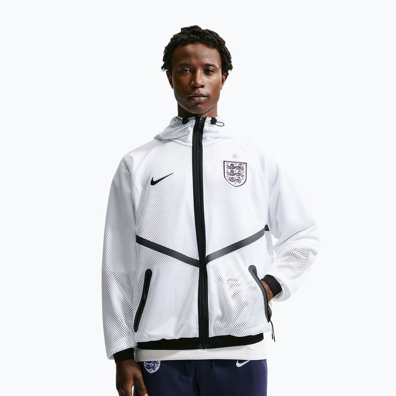 Чоловіча футбольна куртка Nike England Dri-Fit Soccer Anthem white/black/obsidian