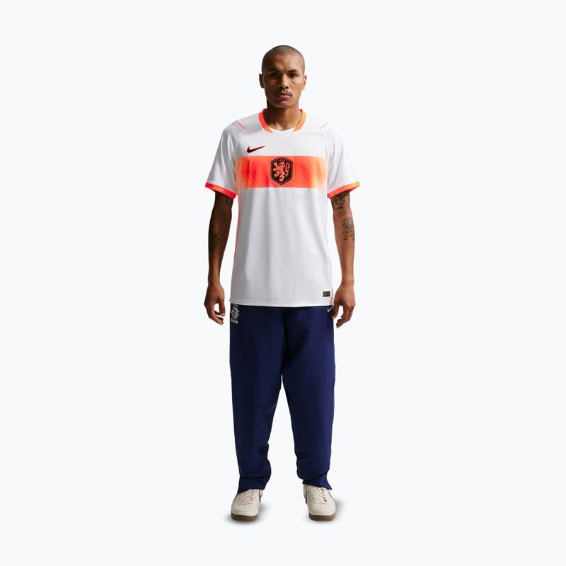 Футболка футбольна чоловіча Nike Netherlands 2026 Stadium Away white/hyper crimson/black 2