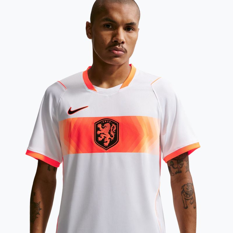 Футболка футбольна чоловіча Nike Netherlands 2026 Stadium Away white/hyper crimson/black 4