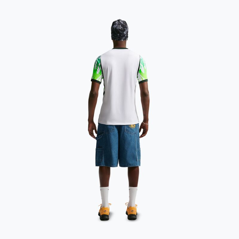 Футболка футбольна чоловіча Nike Nigeria 2026 Stadium Away white/green glow/black 3