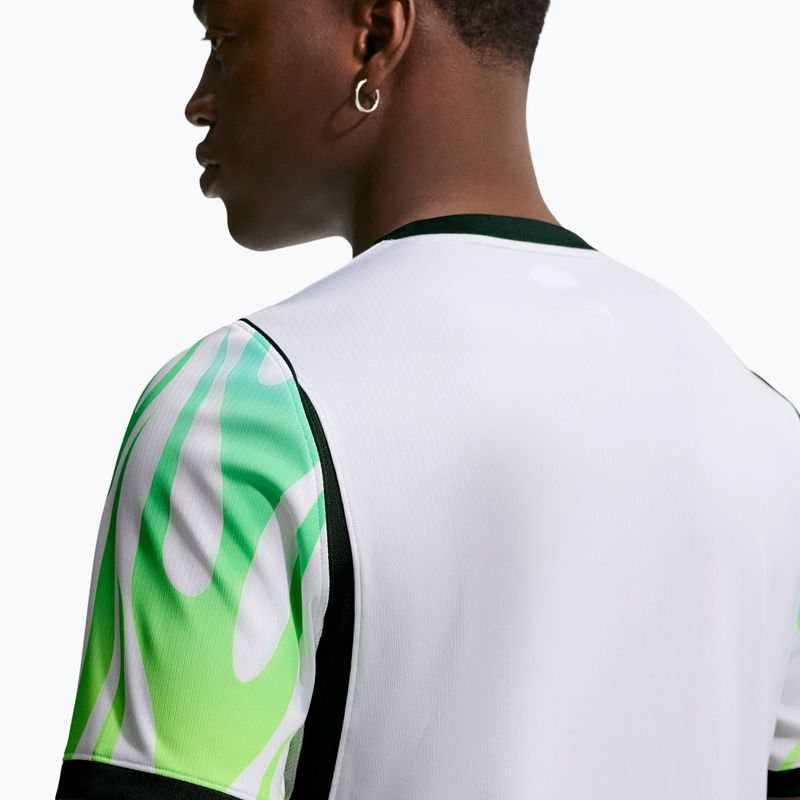 Футболка футбольна чоловіча Nike Nigeria 2026 Stadium Away white/green glow/black 6