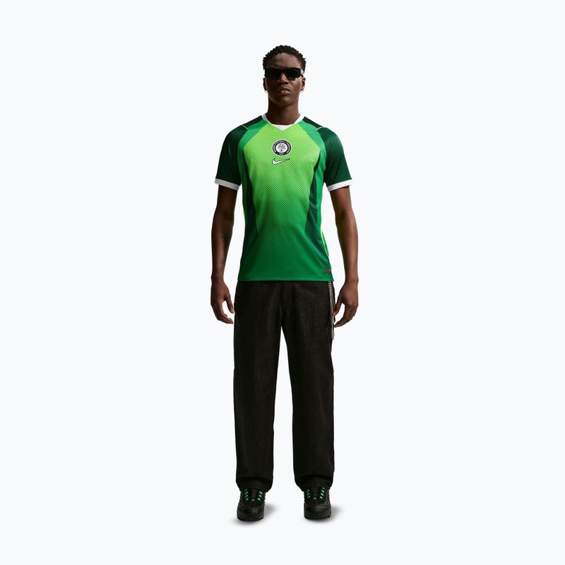 Футболка футбольна чоловіча Nike Nigeria 2026 Stadium Home pine green/electric green/white 2