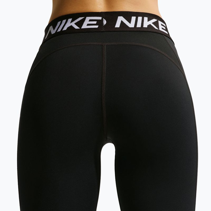 Легінси жіночі Nike Pro Mid-Rise Crop black/white 5