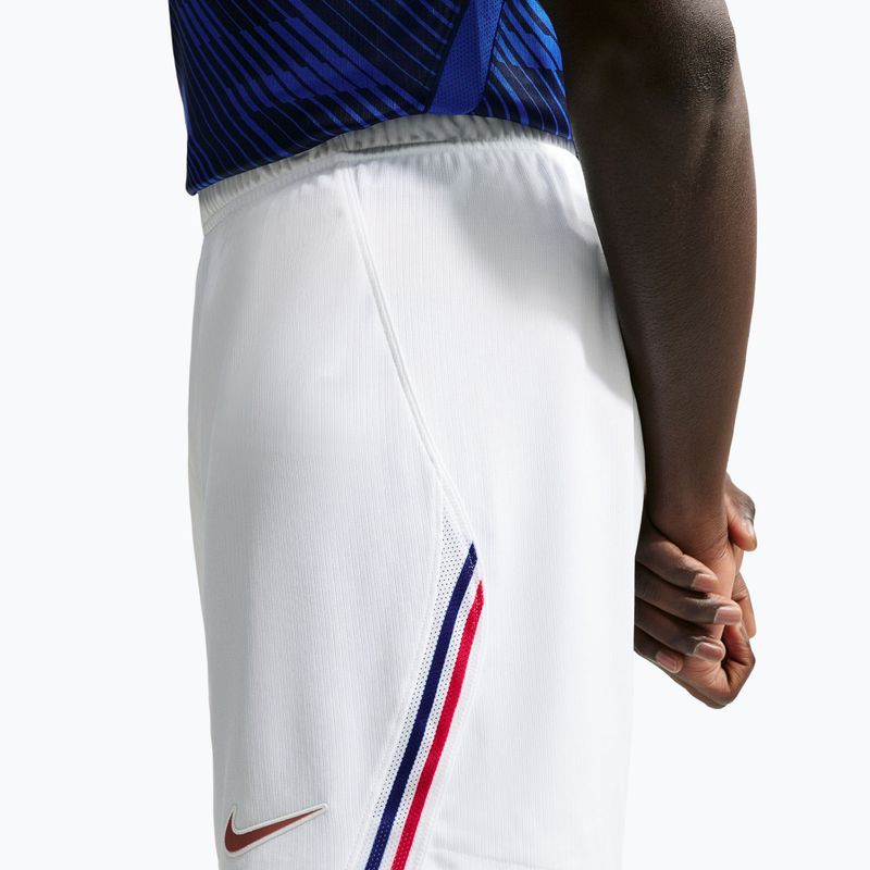 Шорти футбольні чоловічі Nike FFF 2026 Stadium Home Soccer Replica white/metallic copper 6