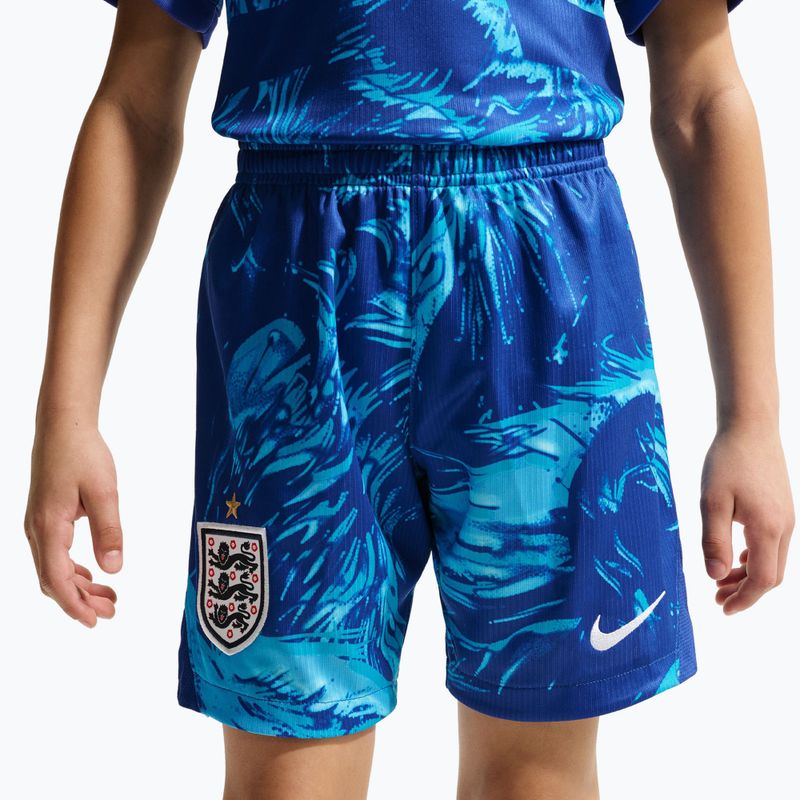 Шорти футбольні дитячі Nike England 2026/27 Stadium Goalkeeper astronomy blue/black/white 4