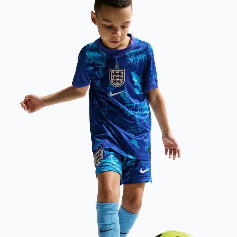 Шорти футбольні дитячі Nike England 2026/27 Stadium Goalkeeper astronomy blue/black/white 7
